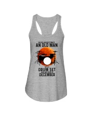 12 drum set never old man Ladies Flowy Tank tile