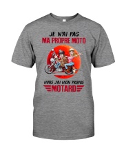 Biker Old Woman France Premium Fit Mens Tee tile