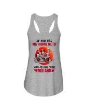 Biker Old Woman France Ladies Flowy Tank tile