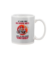 Biker Old Woman France Mug tile