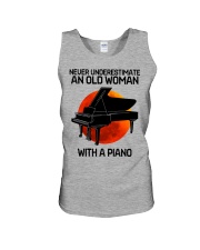 Piano Only Harder Unisex Tank tile