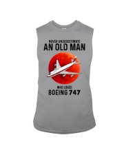 boeing 747 old man Sleeveless Tee tile