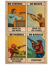 be strong poster Sporting-clays.jpg 24x36 Poster front