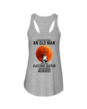 8 Electric guitar old man Ladies Flowy Tank tile