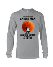 8 Electric guitar old man Long Sleeve Tee tile