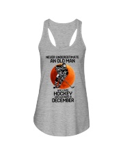 hockey old man 12 Ladies Flowy Tank tile
