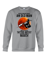 03 tatoo artist never old man Crewneck Sweatshirt tile