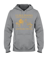 I LIKE piano Sporting clays Hooded Sweatshirt tile