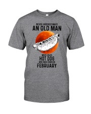 02 hot dog old man Classic T-Shirt front