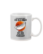 02 hot dog old man Mug tile