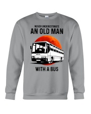 bus never old man Crewneck Sweatshirt tile