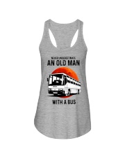 bus never old man Ladies Flowy Tank tile