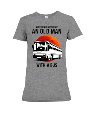 bus never old man Premium Fit Ladies Tee tile