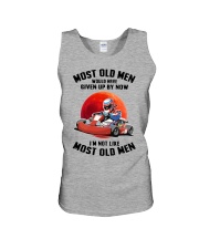 most-old-men-kart-racing Unisex Tank tile