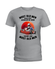 most-old-men-kart-racing Ladies T-Shirt tile