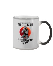 5 photography old man Color Changing Mug tile
