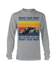 most old men dirt track racing Long Sleeve Tee tile