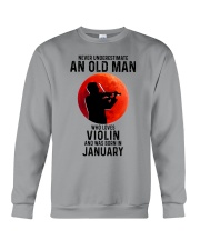 Violin Old Man Never 01 Crewneck Sweatshirt tile