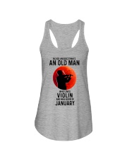 Violin Old Man Never 01 Ladies Flowy Tank tile
