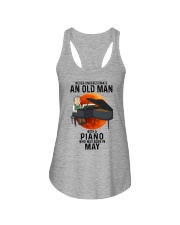 05 piano old mannn never Ladies Flowy Tank tile