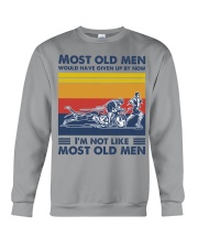 most old men Triathlon Crewneck Sweatshirt tile