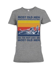 most old men Triathlon Premium Fit Ladies Tee tile