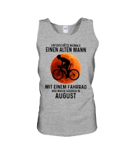 08 Cycling OId Man German Unisex Tank tile