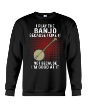 i play banjo Crewneck Sweatshirt tile