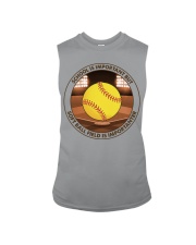 SCHOOL IS soft ball field Sleeveless Tee tile