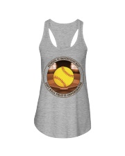 SCHOOL IS soft ball field Ladies Flowy Tank tile