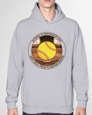 SCHOOL IS soft ball field Hooded Sweatshirt garment-hooded-sweatshirt-front-04