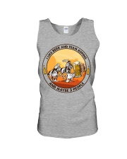 i like beer team roping Unisex Tank tile