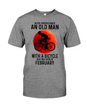 02 cycling old man never Premium Fit Mens Tee tile
