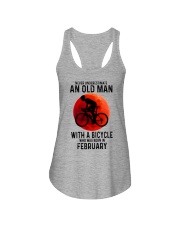 02 cycling old man never Ladies Flowy Tank tile