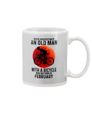 02 cycling old man never Mug tile