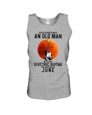 6 Electric guitar old man Unisex Tank tile