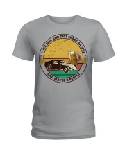 i like beer Dirt track racing Ladies T-Shirt tile