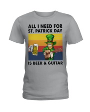 all i need guitar st patrick Ladies T-Shirt tile