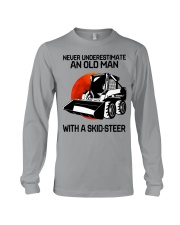 skid steer never old man Long Sleeve Tee tile