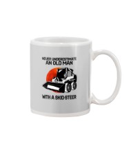 skid steer never old man Mug tile