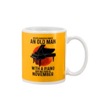 11 piano never old man Mug tile