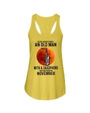 11 sax olm yl Ladies Flowy Tank tile