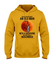 11 sax olm yl Hooded Sweatshirt tile