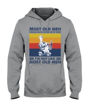 most old men mobility Scooter Hooded Sweatshirt tile