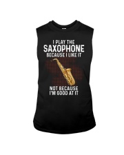 Play because saxophone Sleeveless Tee tile