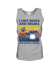 i like drums Unisex Tank tile