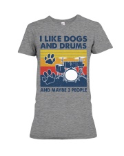 i like drums Premium Fit Ladies Tee tile