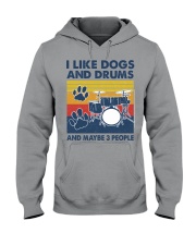 i like drums Hooded Sweatshirt tile