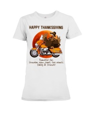 Biker Thanksgiving Premium Fit Ladies Tee tile