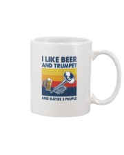 Trumpet I Like Beer Mug tile